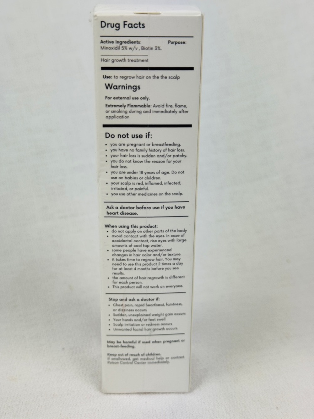 GROWPLEX Vitafoam 5% Minoxidil Foam for Hair Regrowth - 2 fl oz *NEW SEALED* - Picture 7 of 8